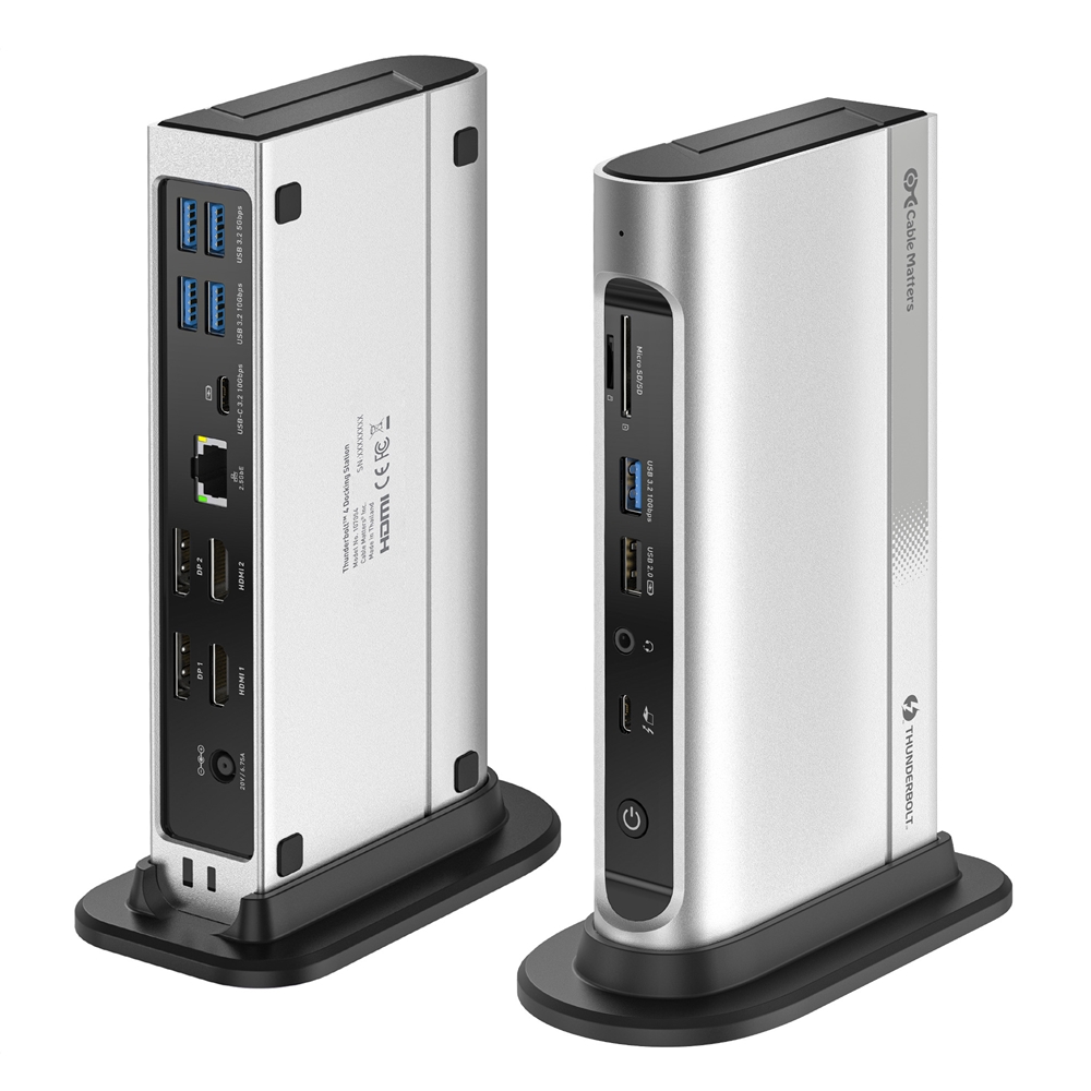 Cable Matters 16-in-1 40Gbps Thunderbolt 4 Dock